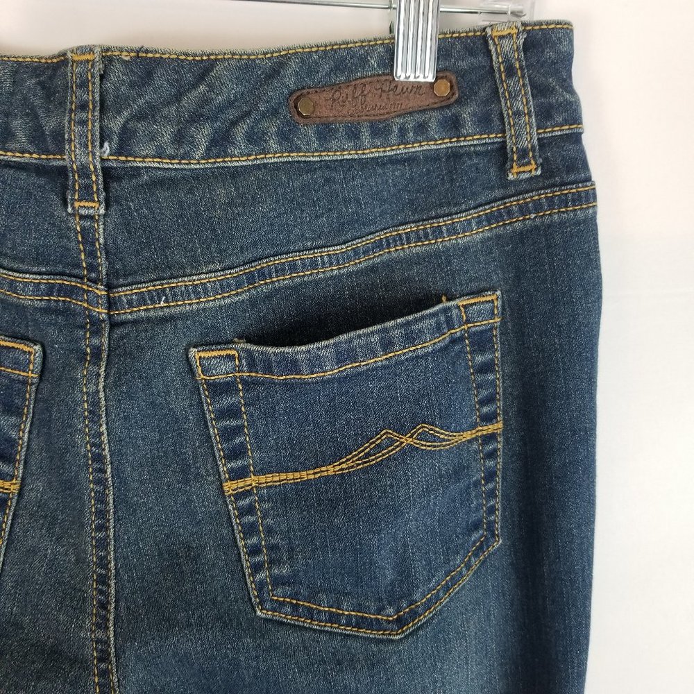 Ruff Hewn Classic Boot Cut Dark Wash Jeans - Picture 5 of 7